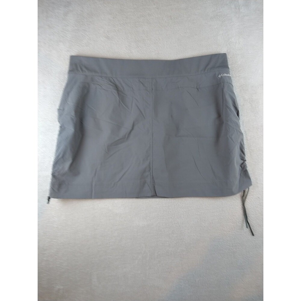 Columbia Anytime Skort Women's XXL 2XL Gray Casual Nylon Side Cinch Active - Picture 13 of 14